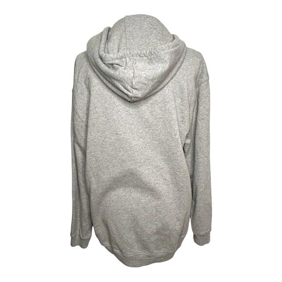Markus Lupfer Sequin Lip Sweatshirt Hoodie Grey XS Flawed Unisex - Picture 2 of 13